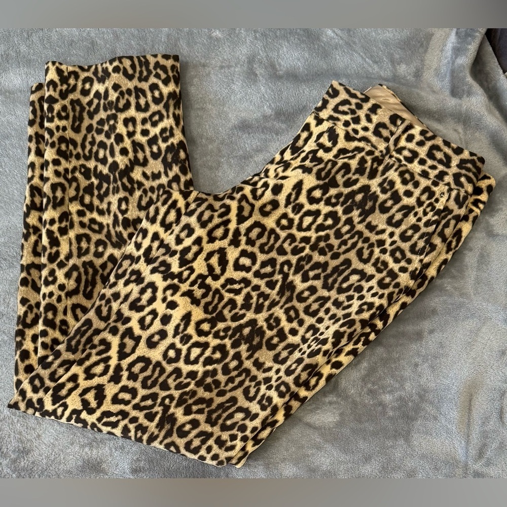 Banana Republic Animal Print Trousers